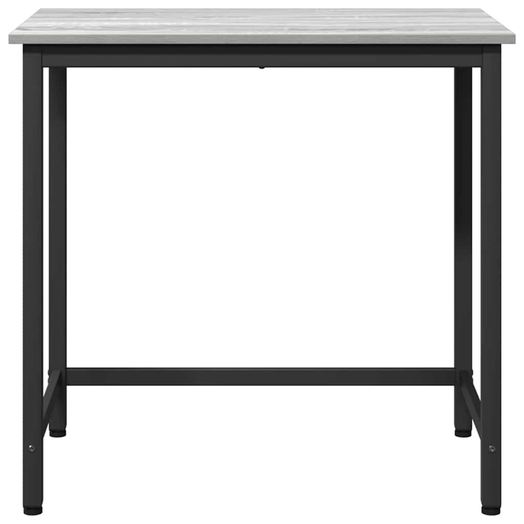 table Gris Sonoma 100 x 50 x 76,5 cm Bois d'ingénierie et acier - XIOS
