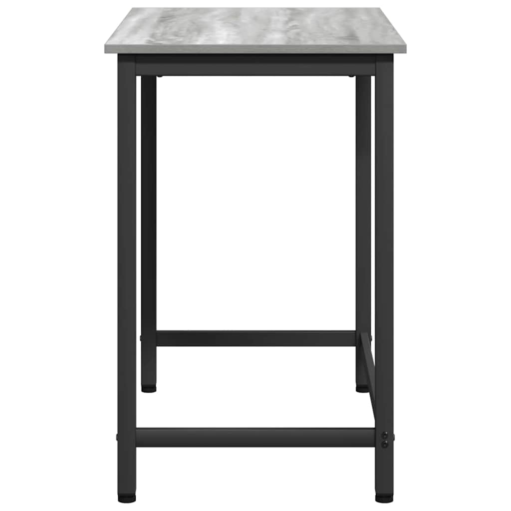 table Gris Sonoma 100 x 50 x 76,5 cm Bois d'ingénierie et acier - XIOS