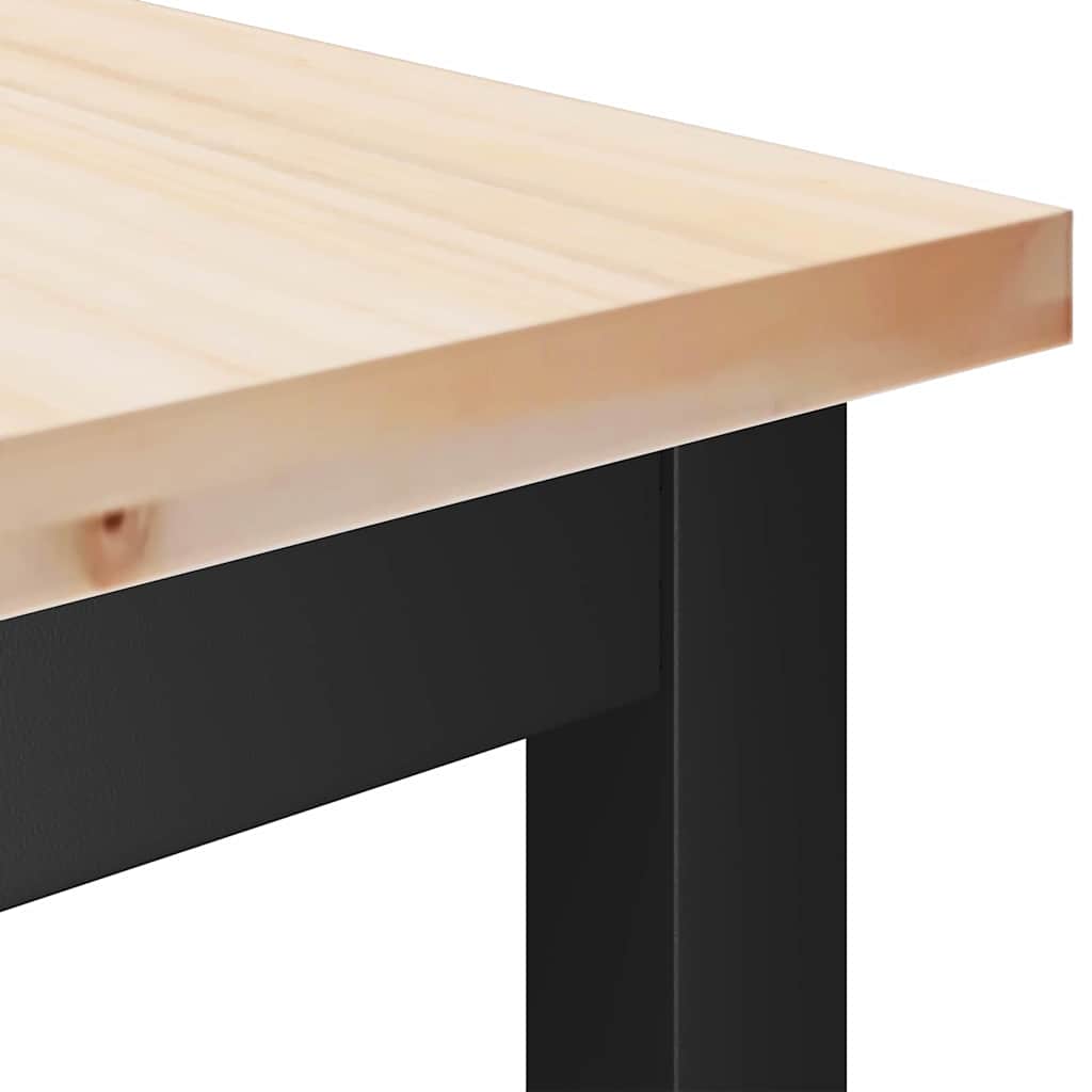 Bancs de Salle à Manger 2 pcs Naturel 100 x 32,5 x 49 cm - XIOS