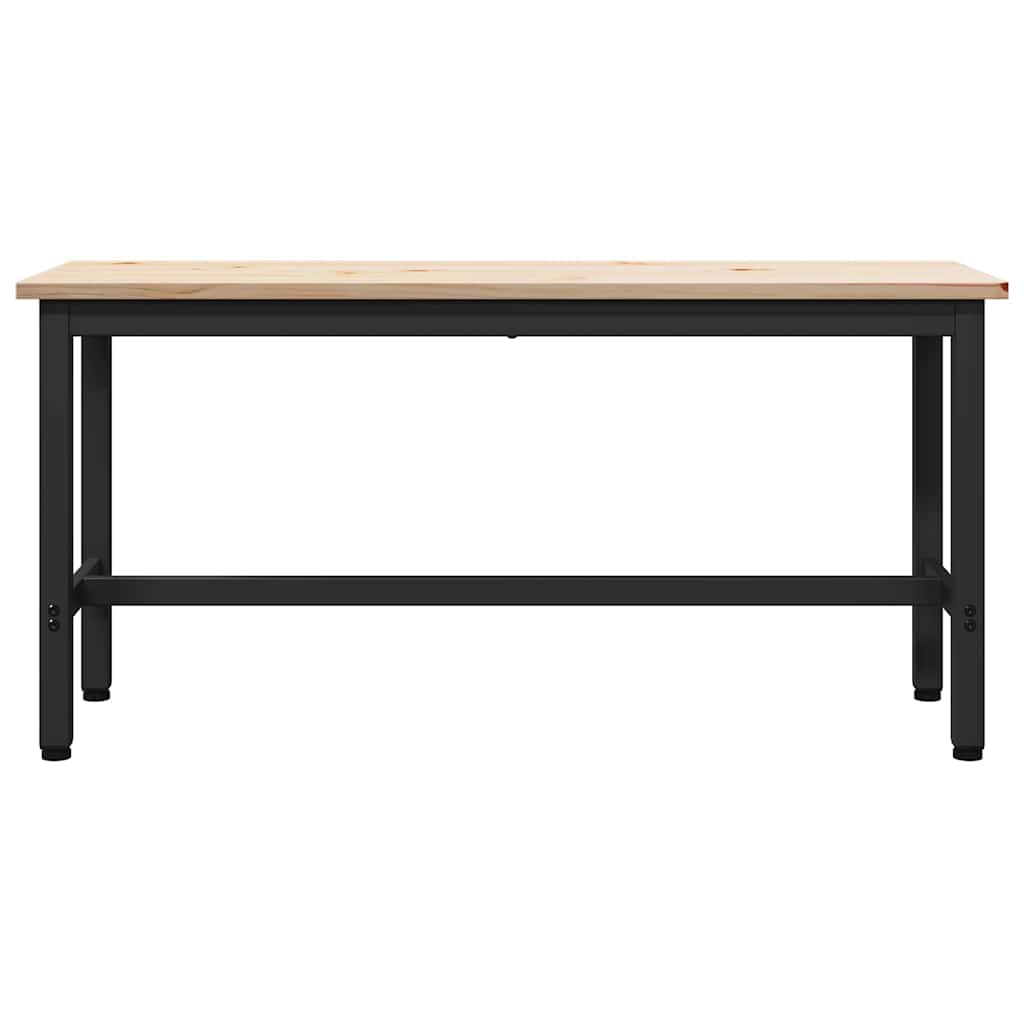 Bancs de Salle à Manger 2 pcs Naturel 100 x 32,5 x 49 cm - XIOS