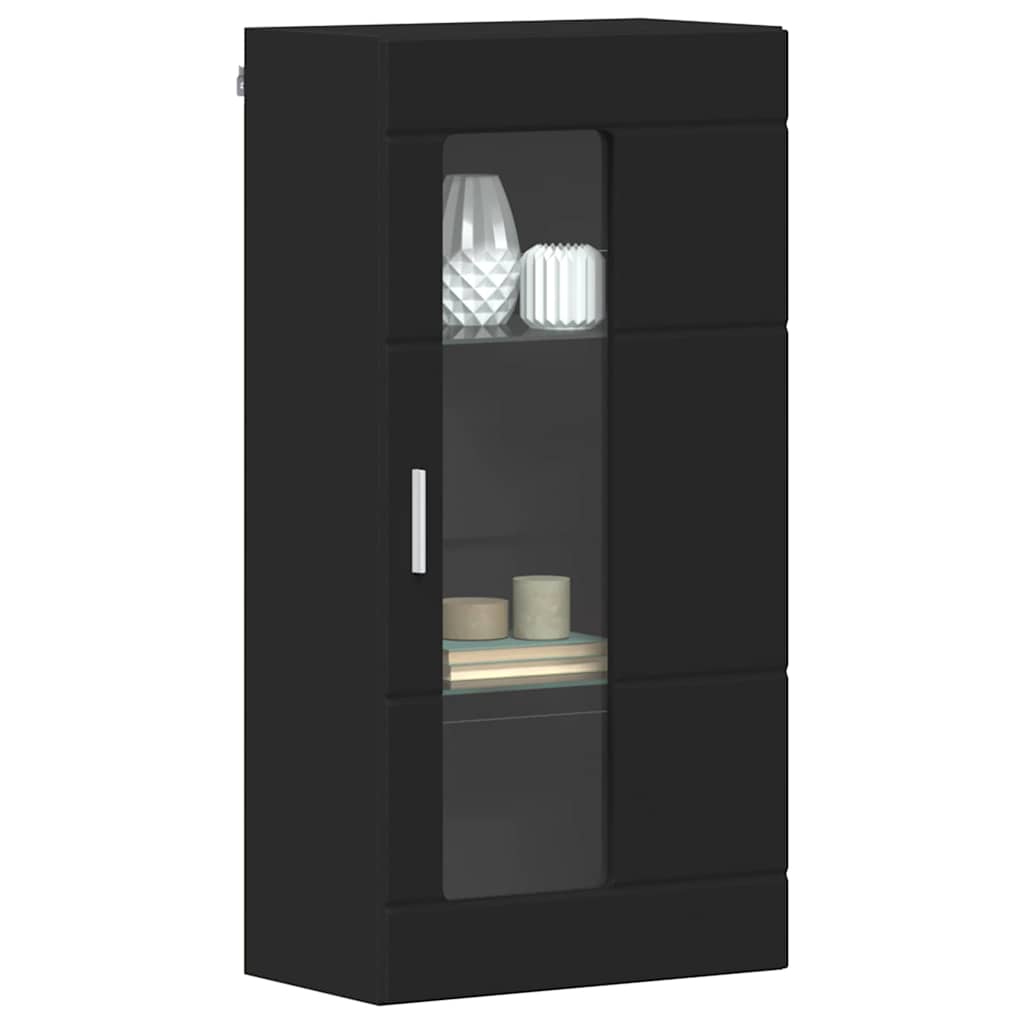 Cabinet en Bois Noir 50 x 29 x 100 cm Bois d'ingénierie - XIOS
