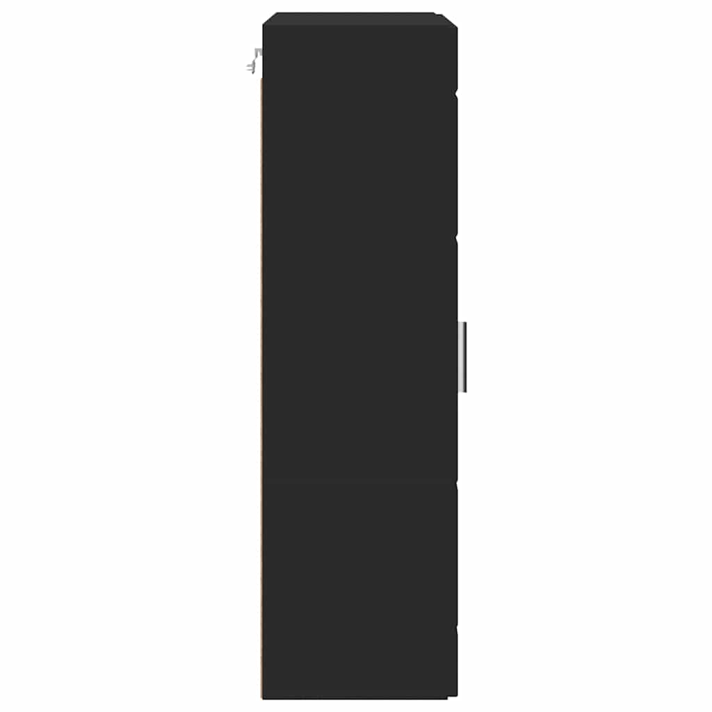 Cabinet en Bois Noir 50 x 29 x 100 cm Bois d'ingénierie - XIOS