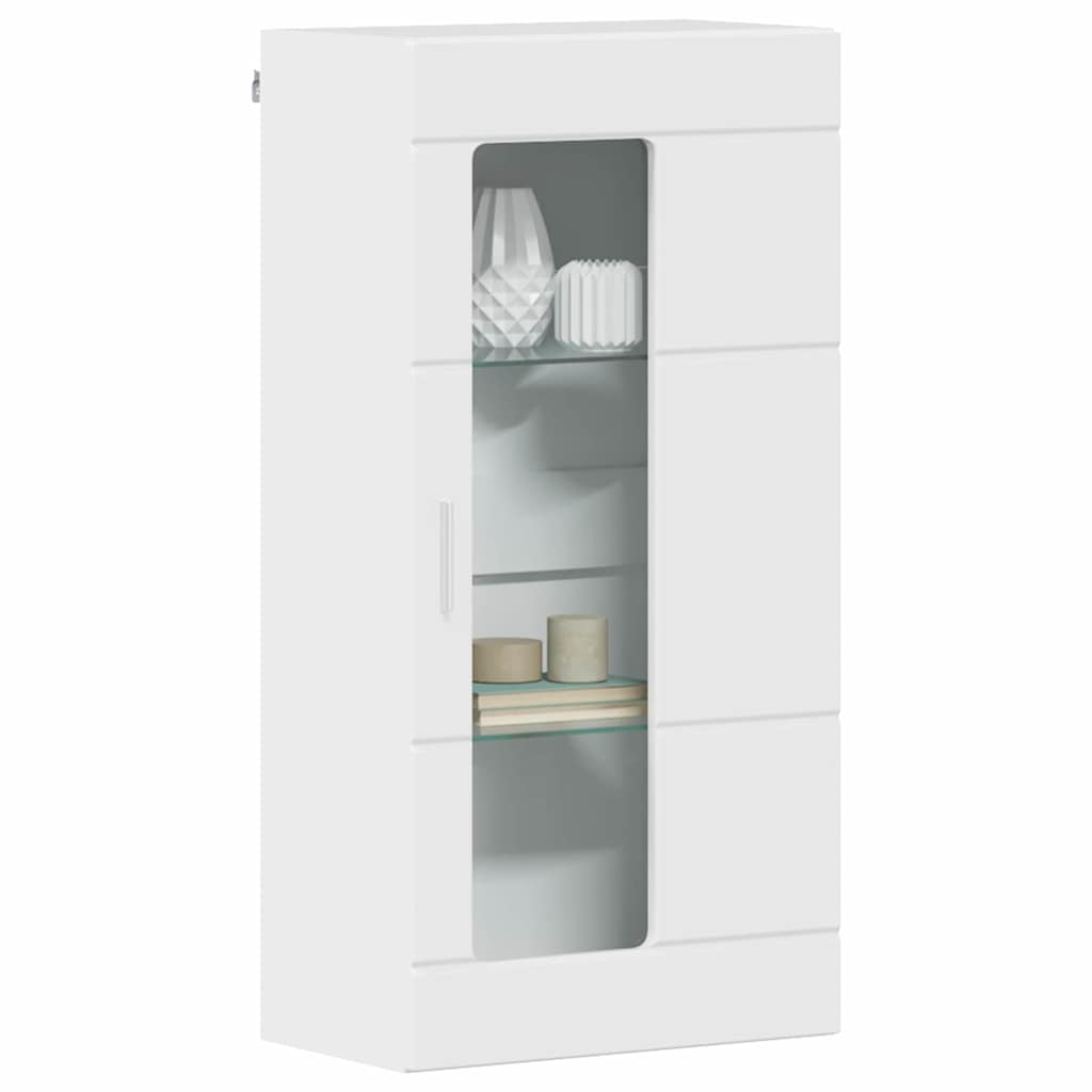 Cabinet en Bois avec stockage Blanc brillant 50 x 29 x 100 cm - XIOS