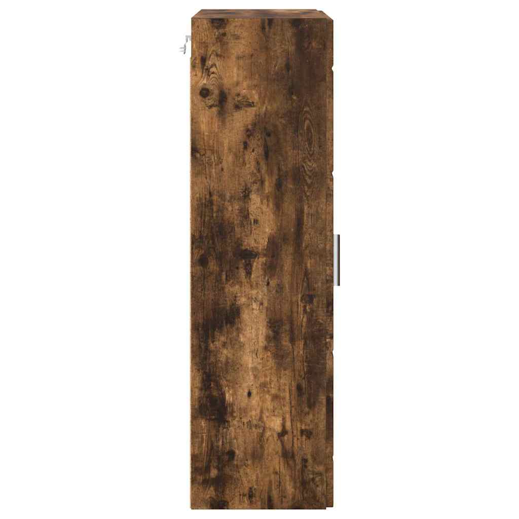 Meuble mural Chêne fumé 55 x 29 x 100 cm Bois d'ingénierie - XIOS