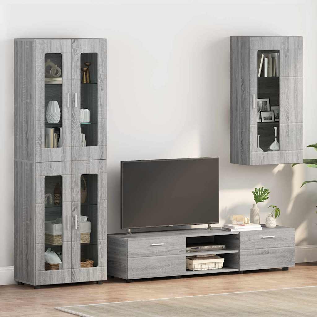 Cabinet en Bois Gris Sonoma 50 x 29 x 100 cm Bois d'ingénierie - XIOS