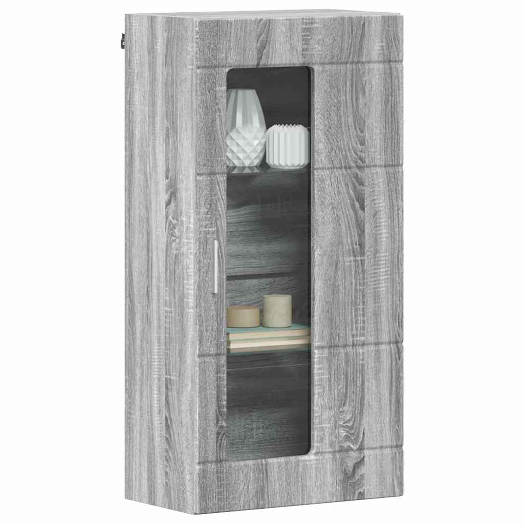 Meuble mural Sonoma gris 55 x 29 x 100 cm Bois d'ingénierie - XIOS