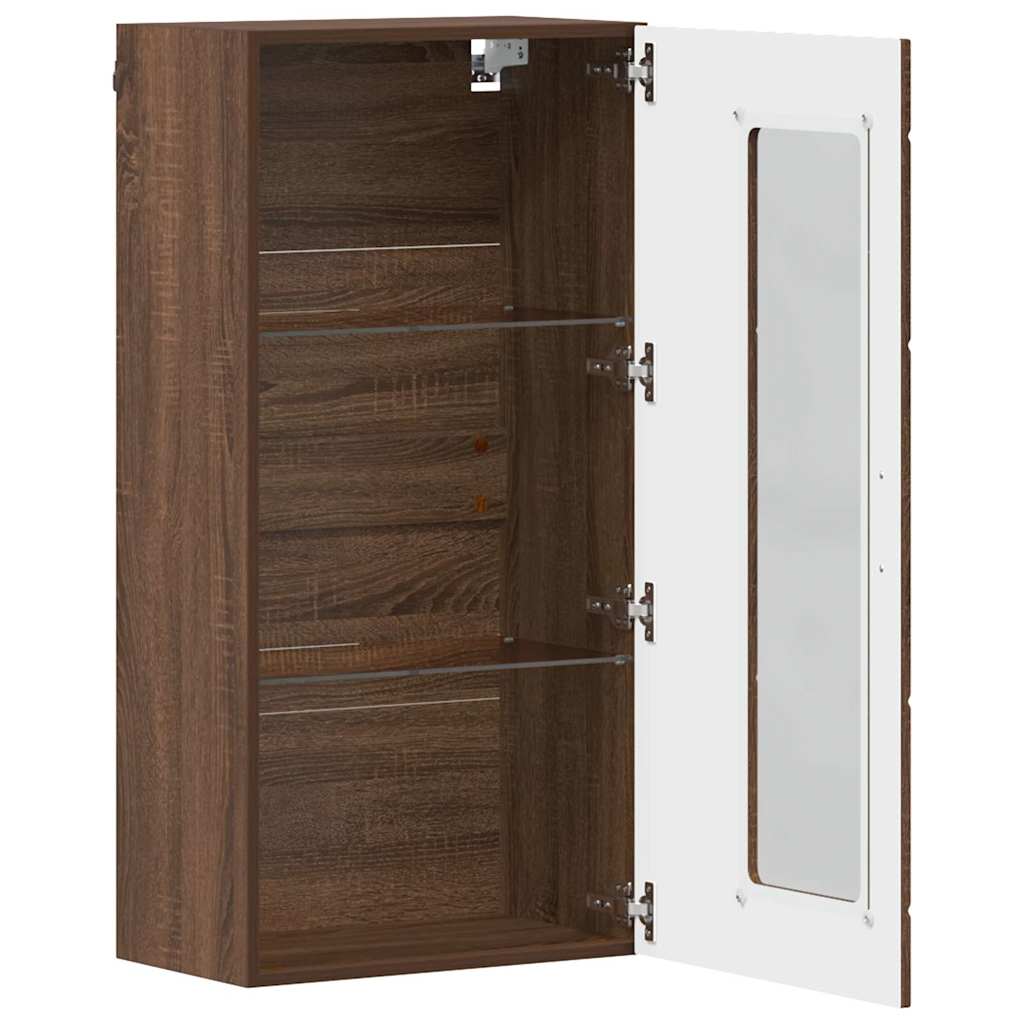 Cabinet en Bois Chêne brun 50 x 29 x 100 cm Bois d'ingénierie - XIOS