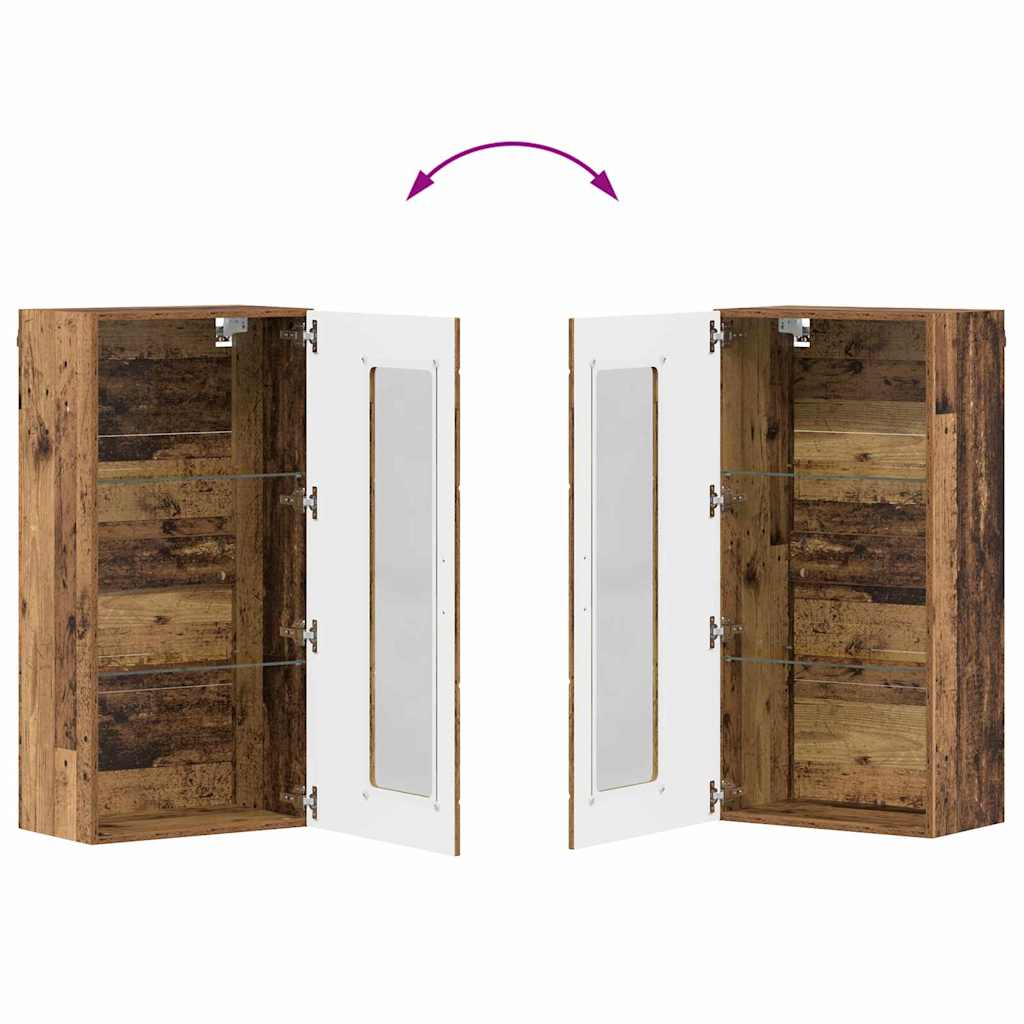 Cabinet en Bois Bois ancien 50 x 29 x 100 cm Bois d'ingénierie - XIOS