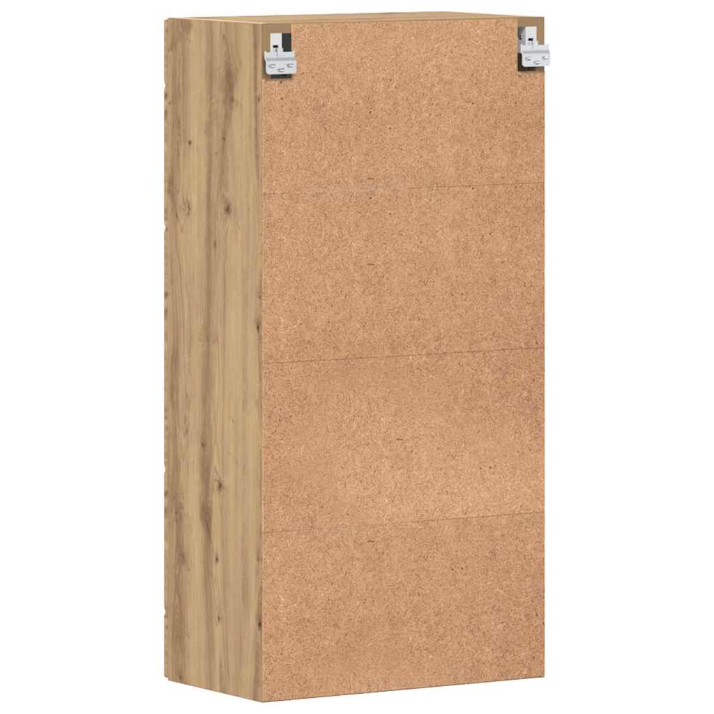 Cabinet en Bois avec stockage Chêne artisanal 50 x 29 x 100 cm - XIOS