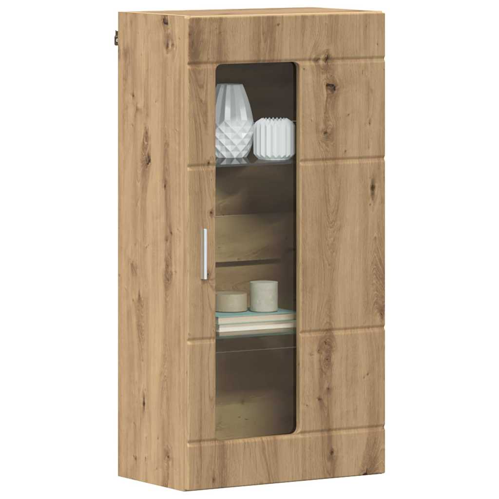 Cabinet en Bois avec stockage Chêne artisanal 50 x 29 x 100 cm - XIOS