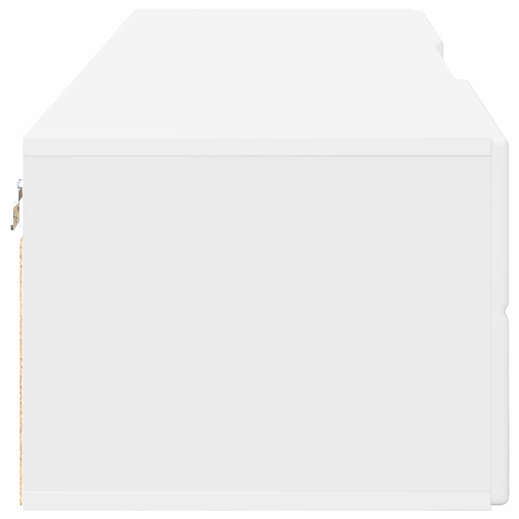 Meuble TV avec tiroir Blanc 150 x 39 x 30 cm Bois d'ingénierie - XIOS