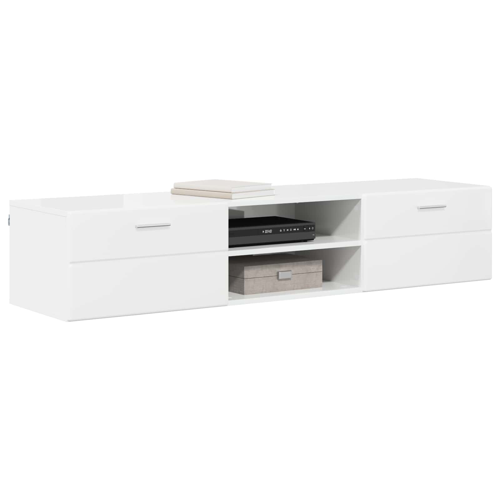 Cabinet en Bois Gris béton 150 x 39 x 30 cm Bois d'ingénierie - XIOS