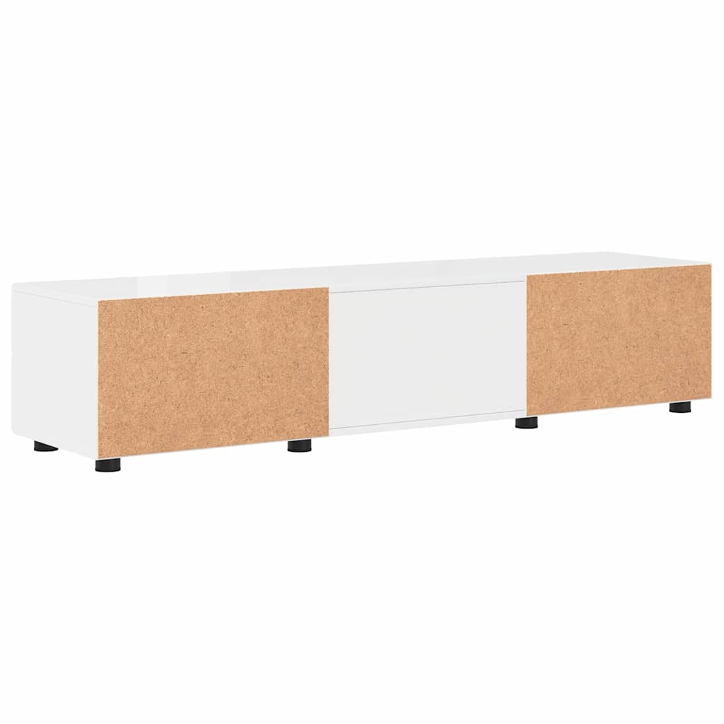 Cabinet en Bois avec tiroir Blanc brillant 150 x 39 x 30 cm - XIOS