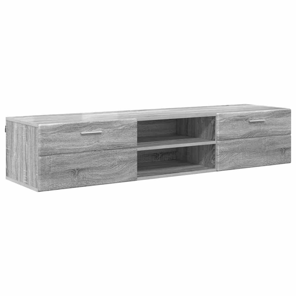 Cabinet en Bois Gris Sonoma 150 x 39 x 30 cm Bois d'ingénierie - XIOS