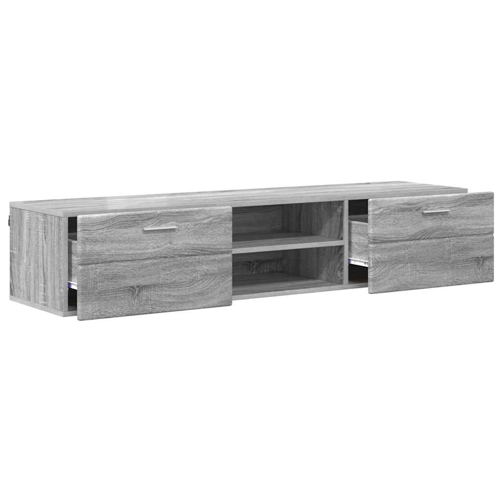 Cabinet en Bois Gris Sonoma 150 x 39 x 30 cm Bois d'ingénierie - XIOS