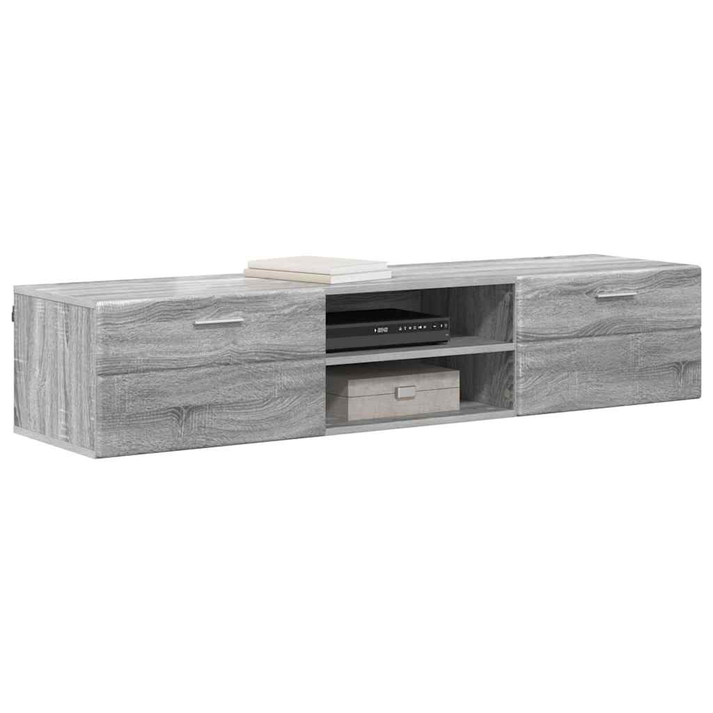 Cabinet en Bois Gris Sonoma 150 x 39 x 30 cm Bois d'ingénierie - XIOS