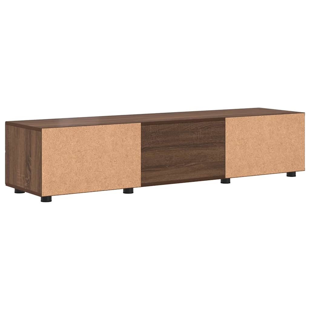 Meuble TV Chêne marron 150 x 39 x 30 cm Bois d'ingénierie - XIOS