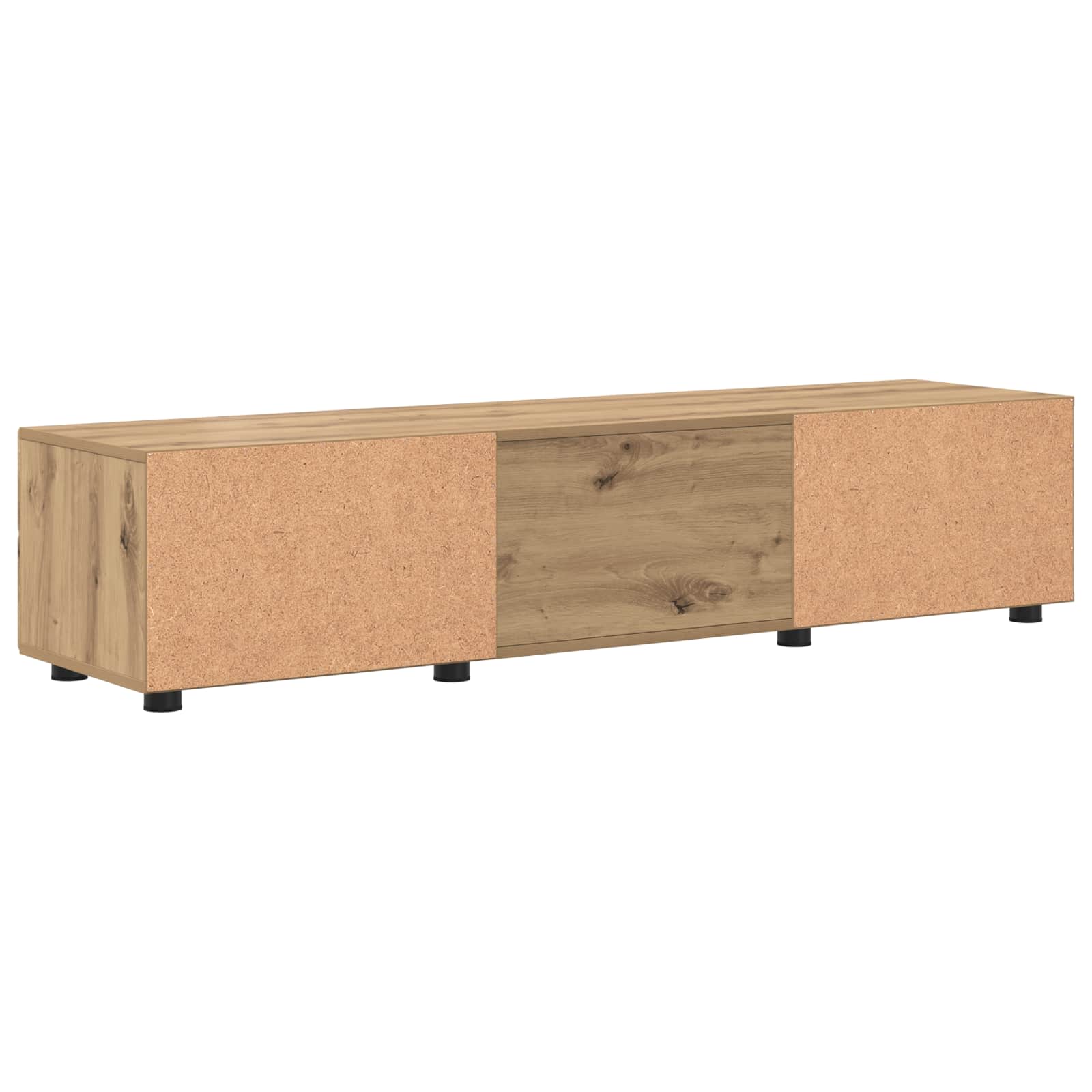 Cabinet en Bois avec tiroir Chêne artisanal 150 x 39 x 30 cm - XIOS