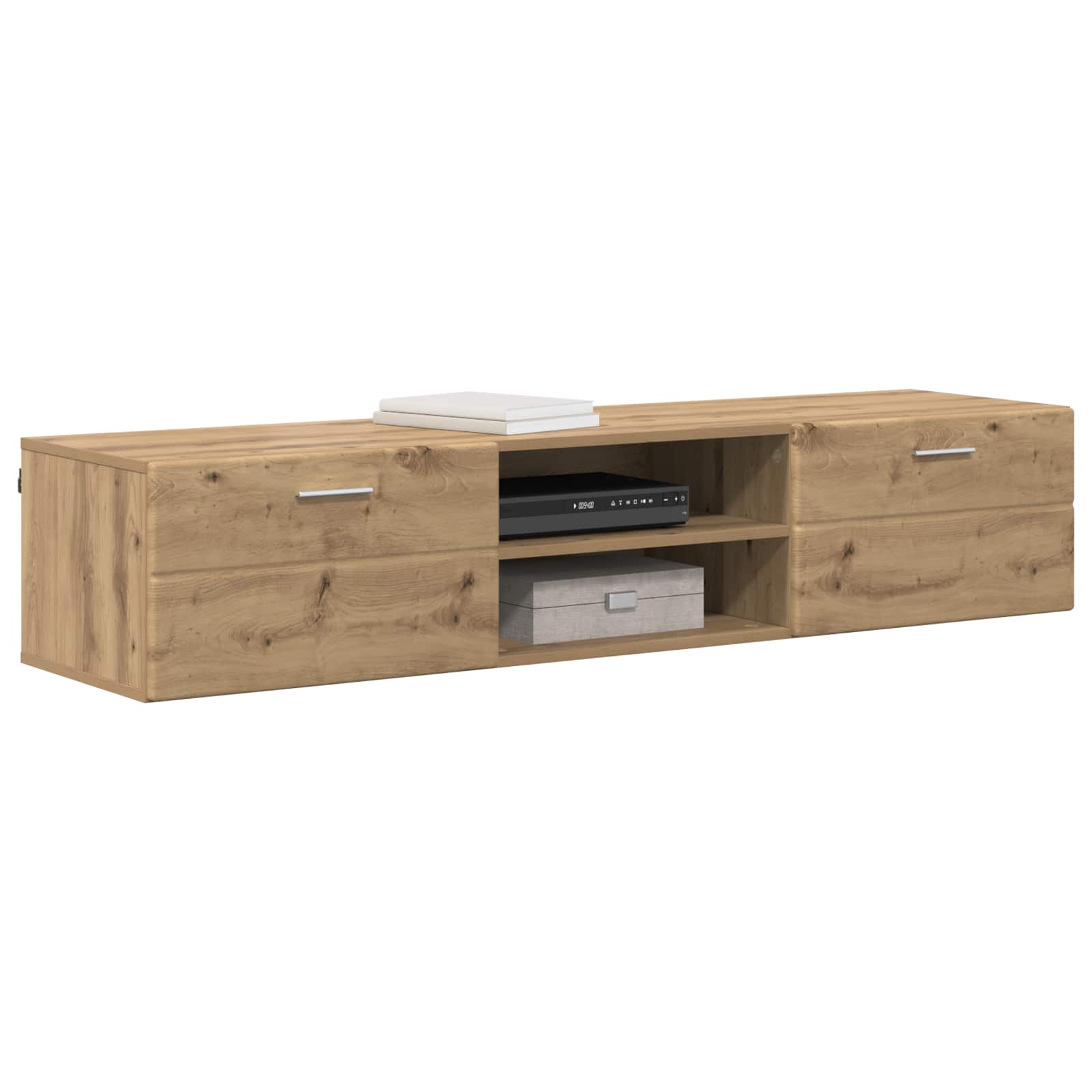 Cabinet en Bois avec tiroir Chêne artisanal 150 x 39 x 30 cm - XIOS