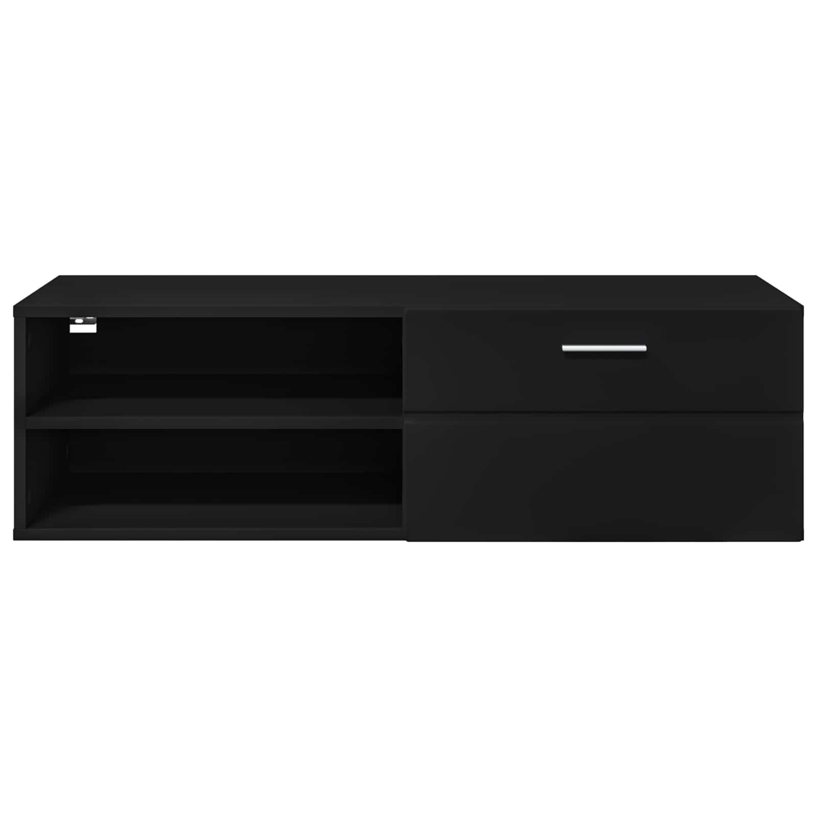 Cabinet en Bois Noir 100,5 x 39 x 30 cm Bois d'ingénierie - XIOS
