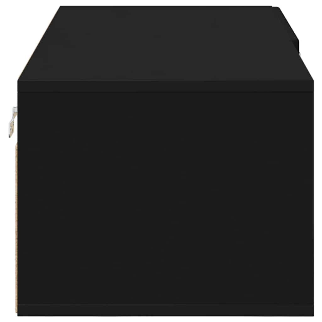 Cabinet en Bois Noir 100,5 x 39 x 30 cm Bois d'ingénierie - XIOS