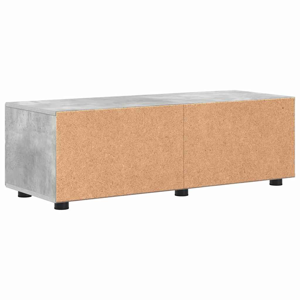Meuble TV Gris béton 100.5 x 39 x 30 cm Bois d'ingénierie - XIOS