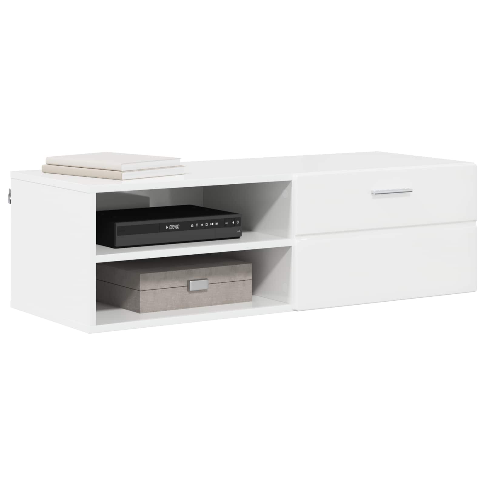 Cabinet en Bois Gris béton 100,5 x 39 x 30 cm Bois d'ingénierie - XIOS