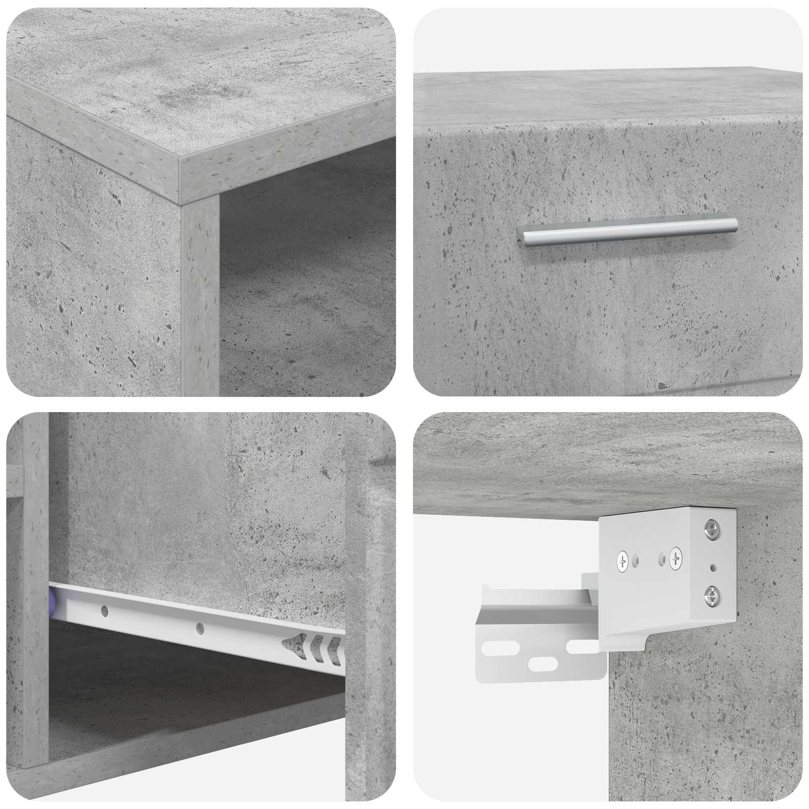 Cabinet en Bois avec tiroir Blanc brillant 100,5 x 39 x 30 cm - XIOS