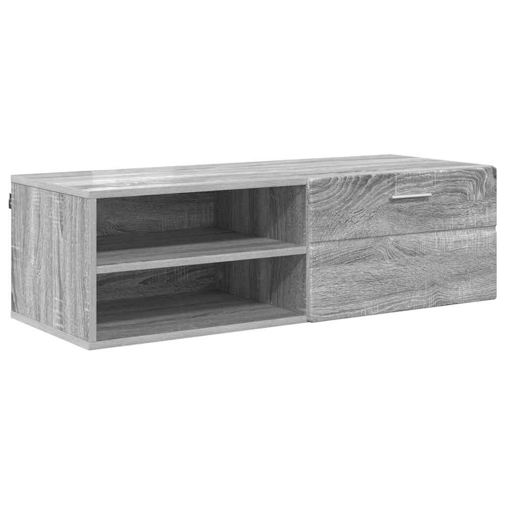 Cabinet en Bois avec tiroir Gris Sonoma 100,5 x 39 x 30 cm - XIOS