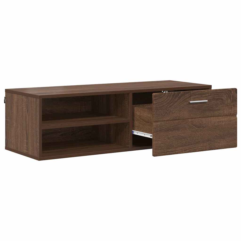Cabinet en Bois Chêne brun 100,5 x 39 x 30 cm Bois d'ingénierie - XIOS