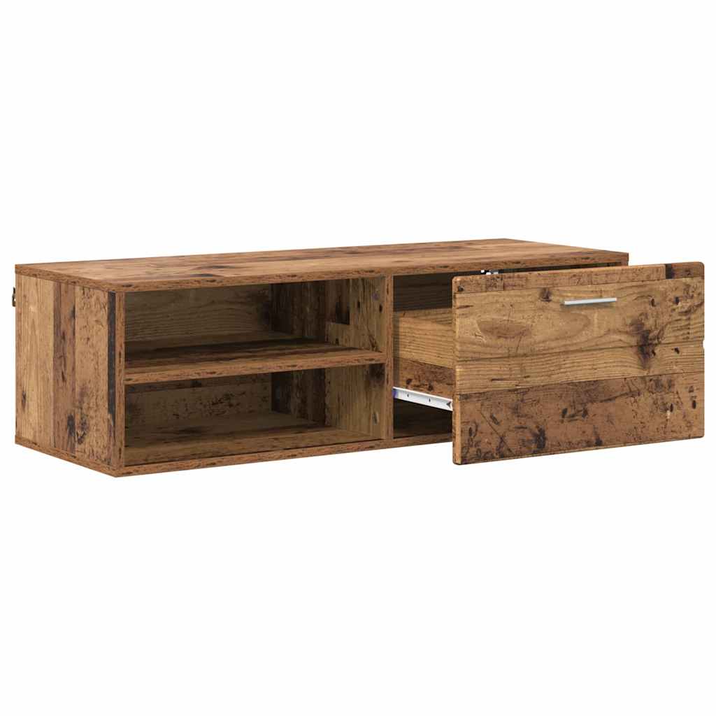 Cabinet en Bois avec tiroir Bois Ancien 100,5 x 39 x 30 cm - XIOS