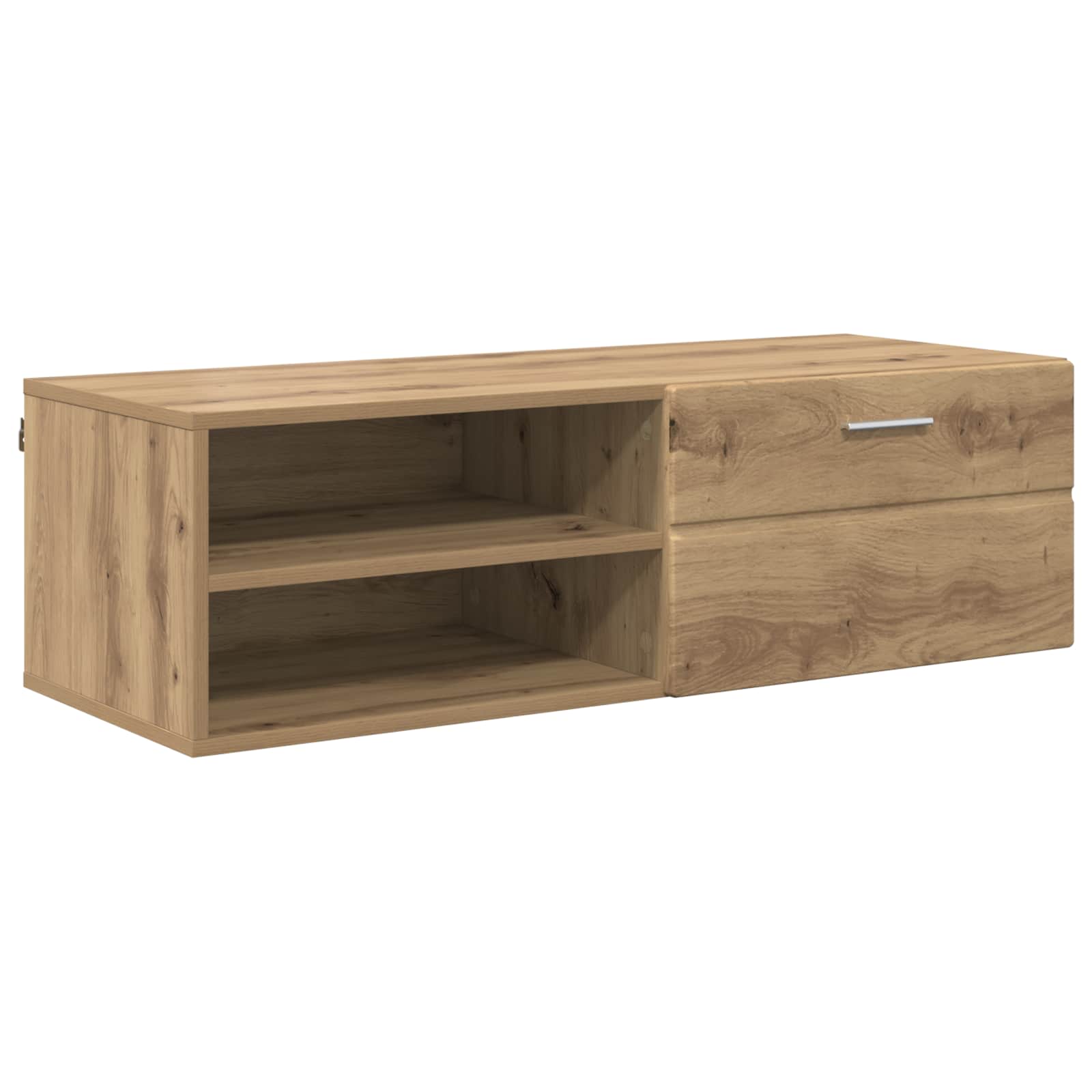 Cabinet en Bois avec tiroir Chêne artisanal 100,5 x 39 x 30 cm - XIOS