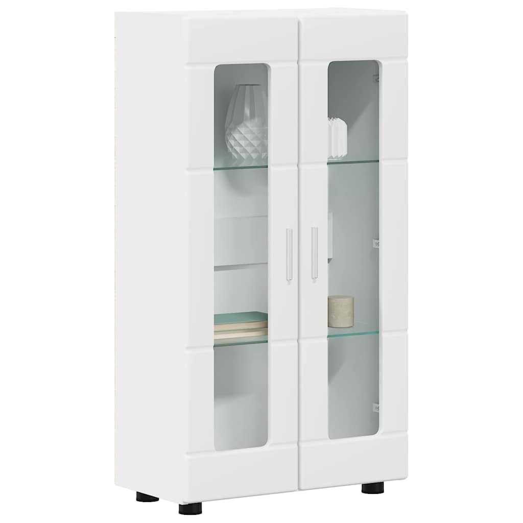 Buffet avec étagère Blanc 55,5 x 29 x 100 cm Bois d'ingénierie - XIOS
