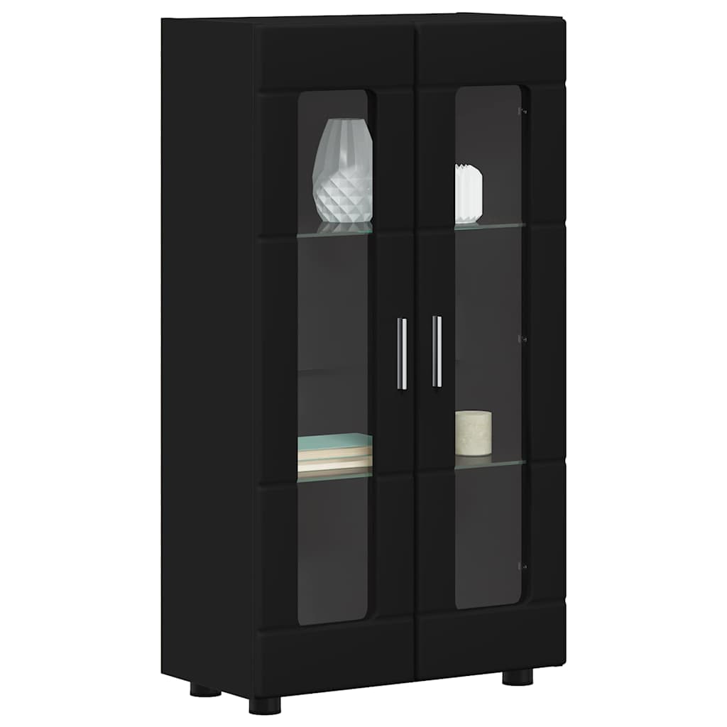 Buffet avec étagère Noir 55,5 x 29 x 100 cm Bois d'ingénierie - XIOS
