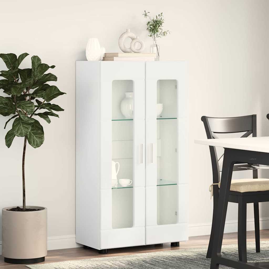 Buffet Blanc brillant 55,5 x 29 x 100 cm Bois d'ingénierie - XIOS