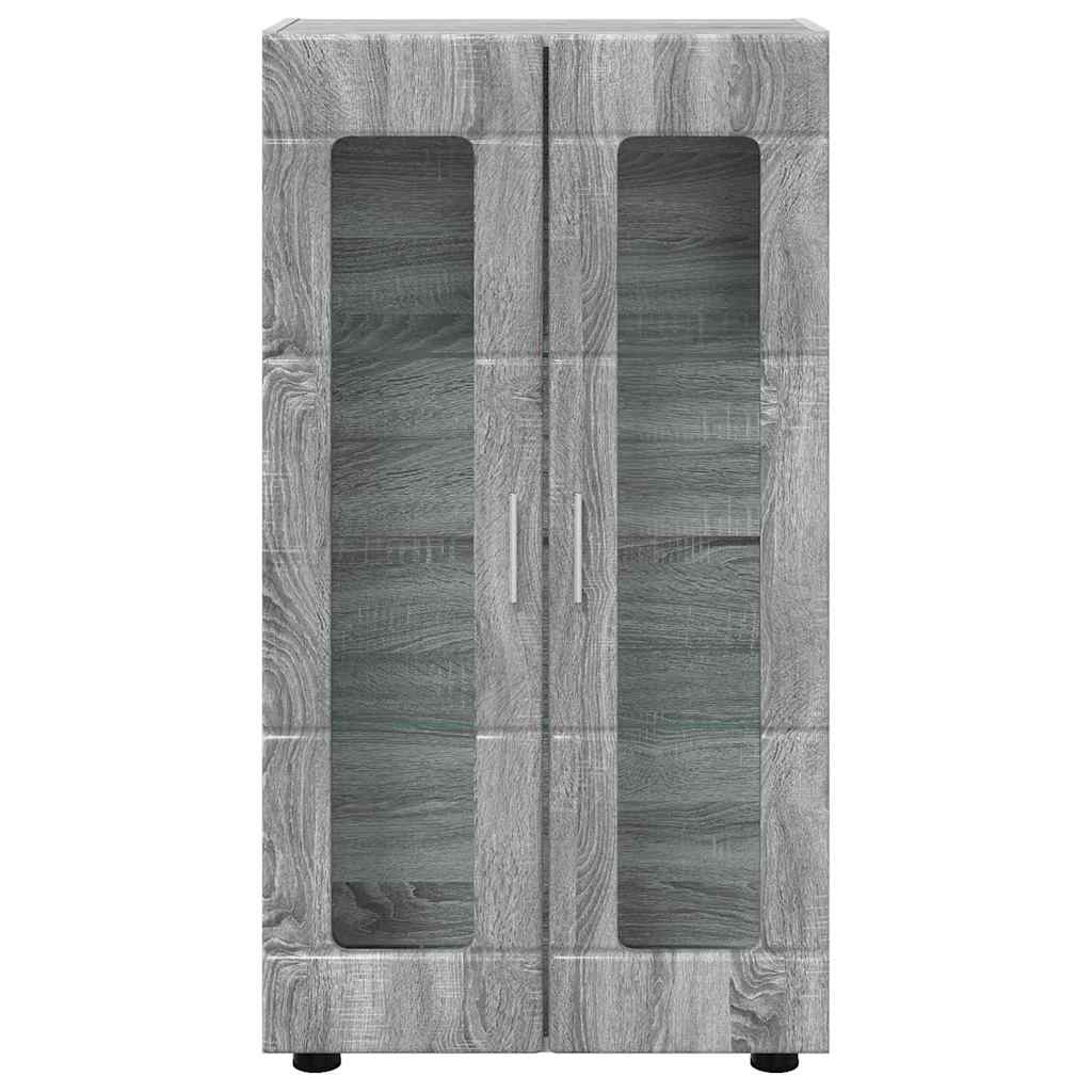 Buffet Gris Sonoma 55,5 x 29 x 100 cm Bois d'ingénierie - XIOS