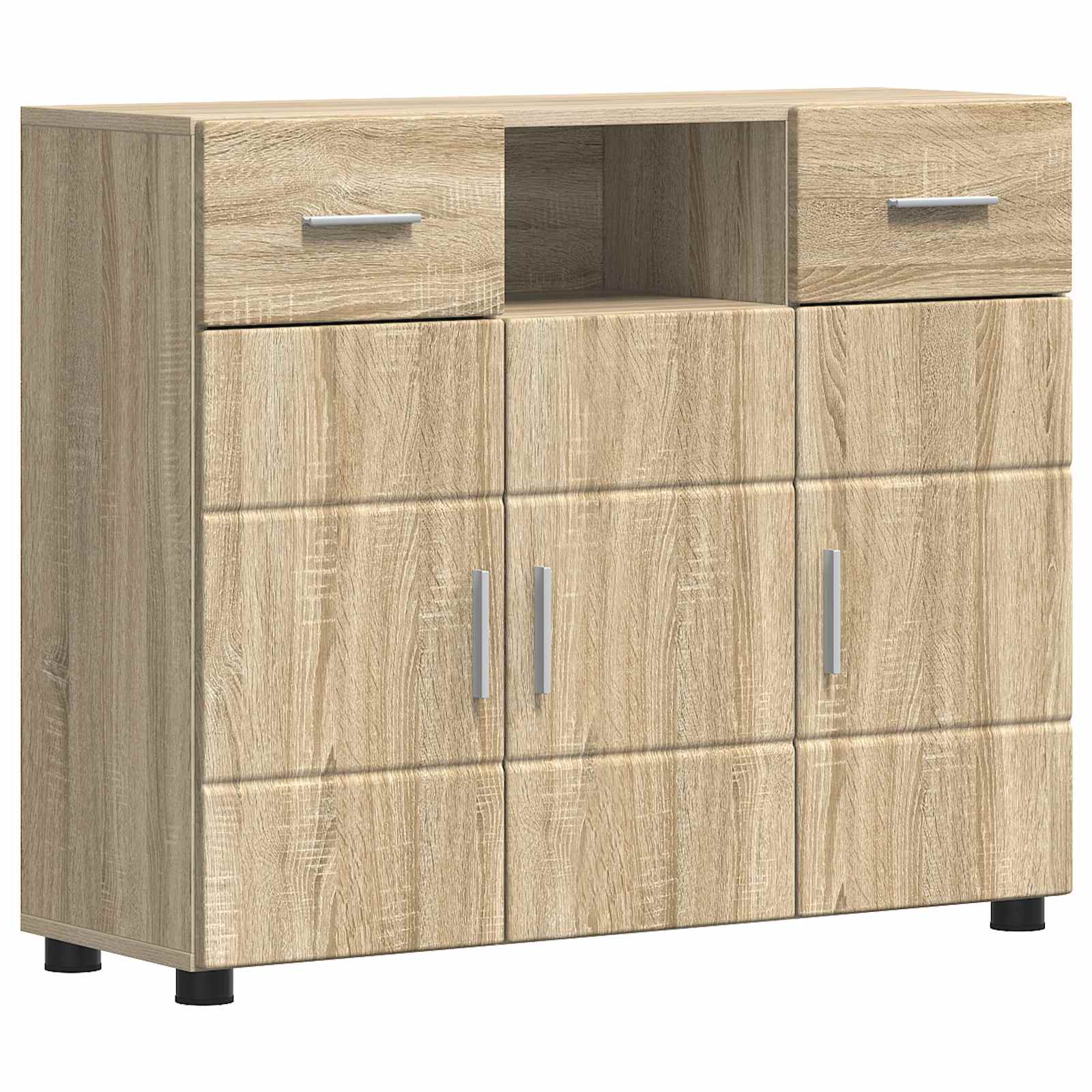 Cabinet en Bois avec tiroir Chêne Sonoma 88,5 x 30,5 x 73 cm - XIOS