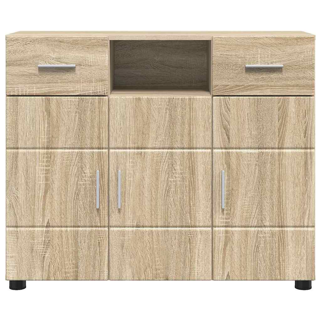 Buffet Chêne sonoma 88.5 x 30.5 x 73 cm Bois d'ingénierie - XIOS