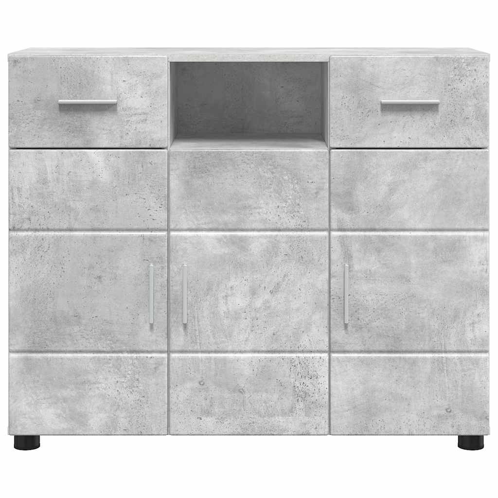 Buffet Gris béton 88.5 x 30.5 x 73 cm Bois d'ingénierie - XIOS