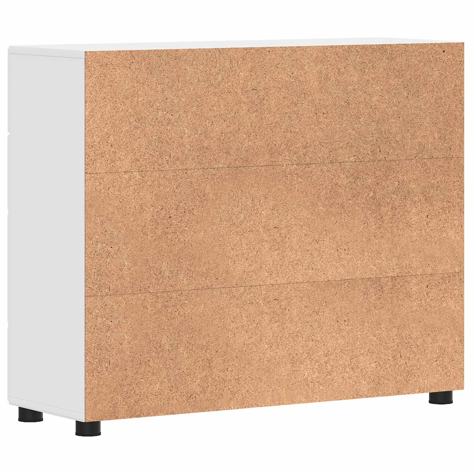 Cabinet en Bois avec tiroir Blanc brillant 88,5 x 30,5 x 73 cm