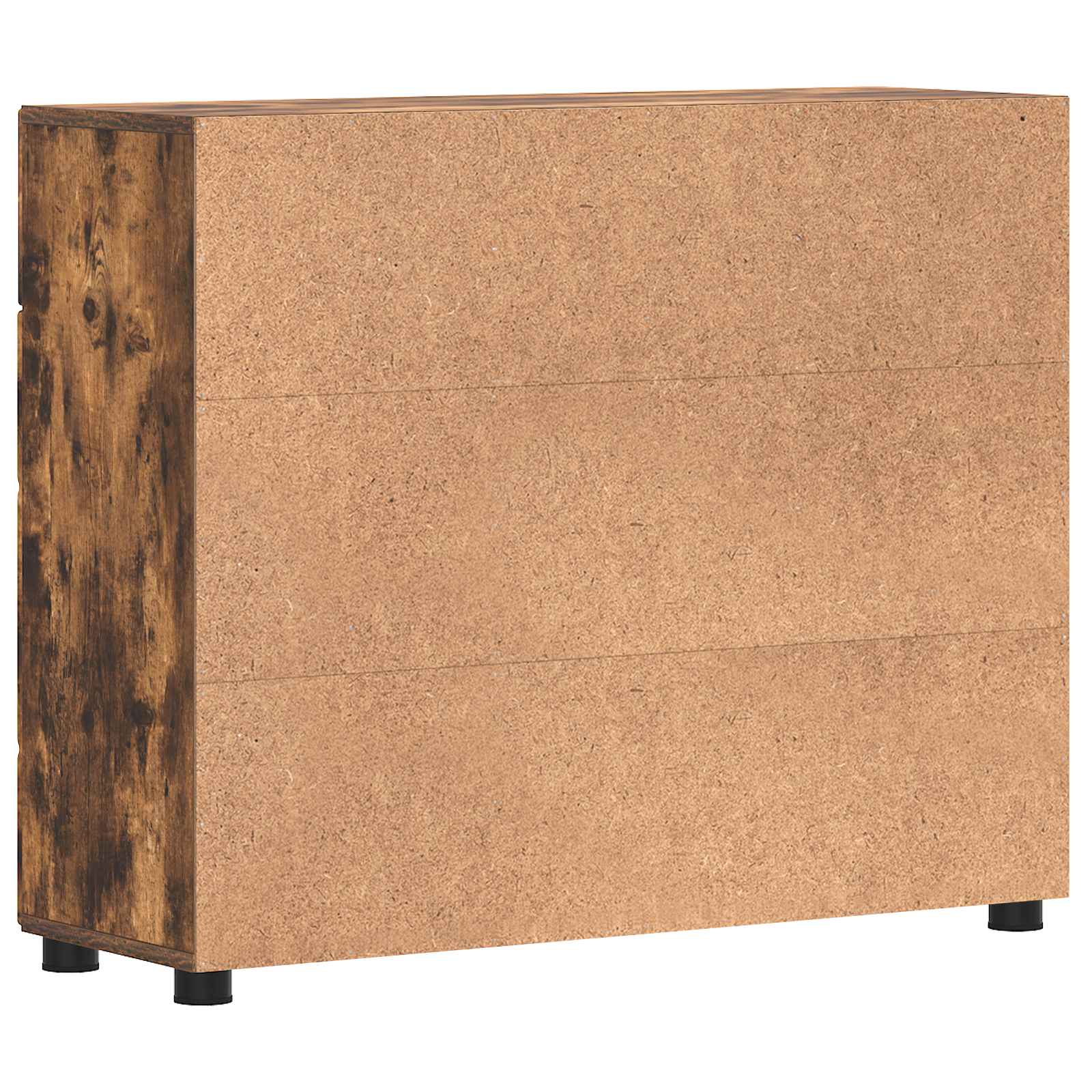 Cabinet en Bois avec tiroir Chêne fumé 88,5 x 30,5 x 73 cm - XIOS