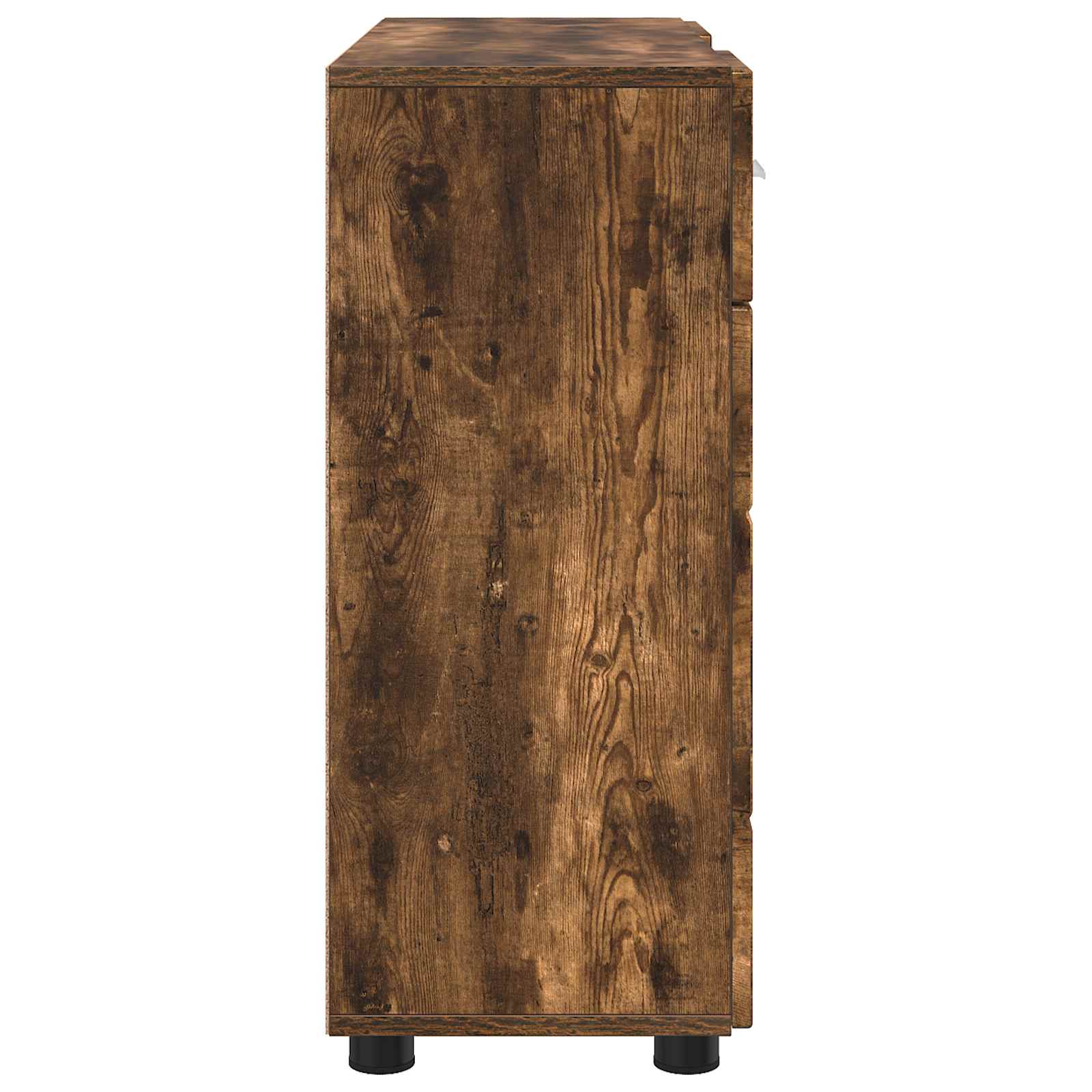Cabinet en Bois avec tiroir Chêne fumé 88,5 x 30,5 x 73 cm - XIOS