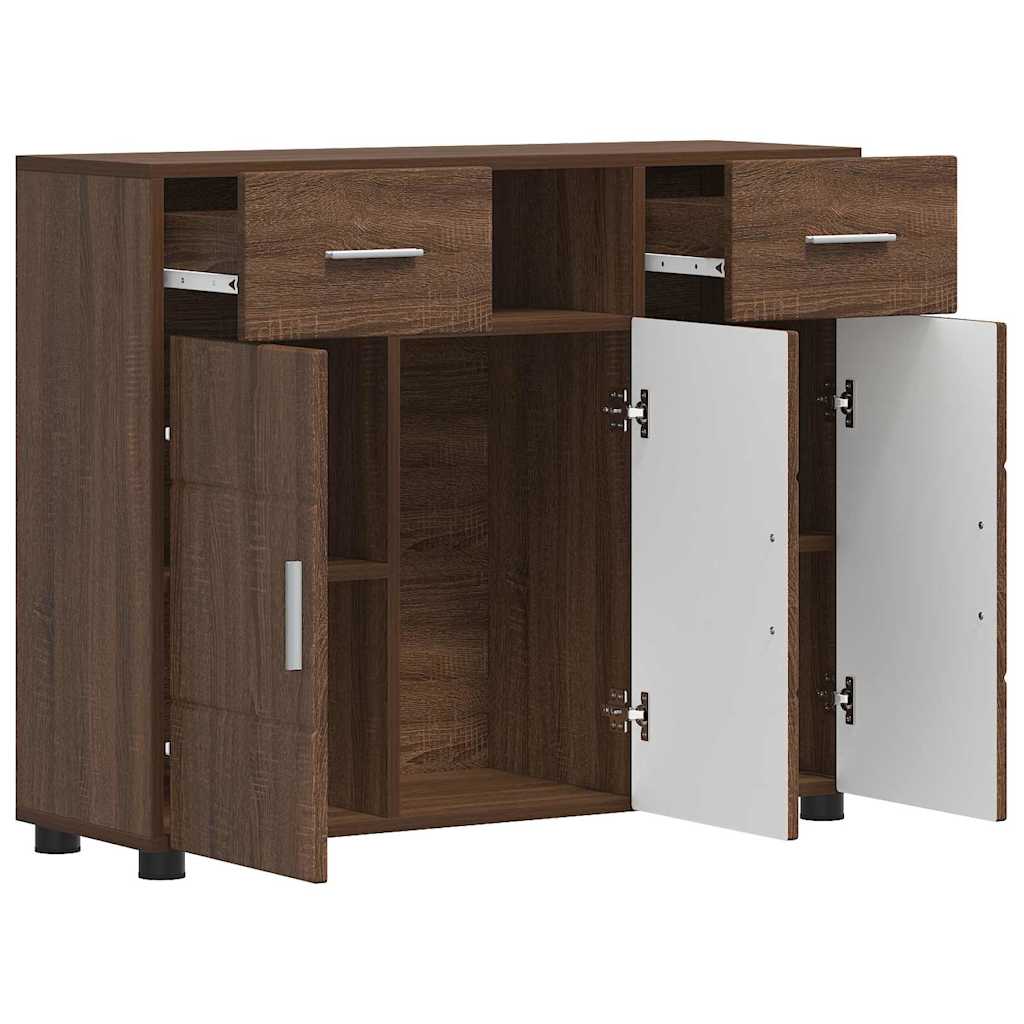 Buffet Chêne marron 88.5 x 30.5 x 73 cm Bois d'ingénierie - XIOS