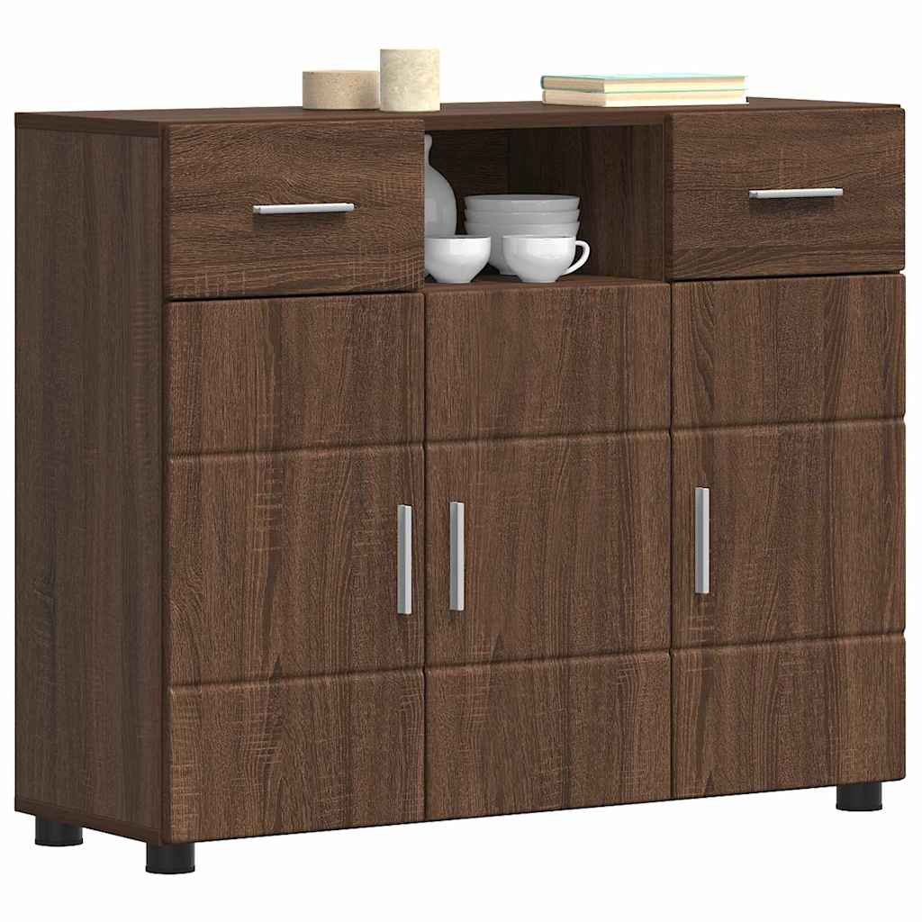 Buffet Chêne marron 88.5 x 30.5 x 73 cm Bois d'ingénierie - XIOS