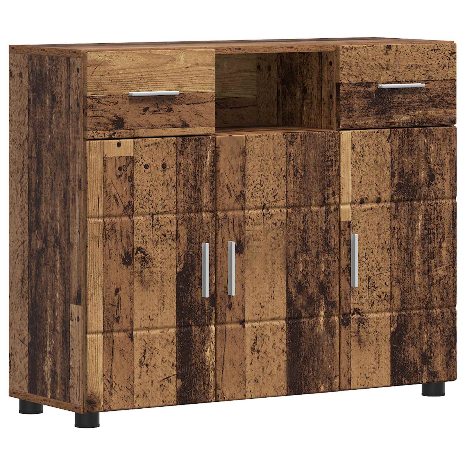 Cabinet en Bois avec tiroir Bois ancien 88,5 x 30,5 x 73 cm - XIOS