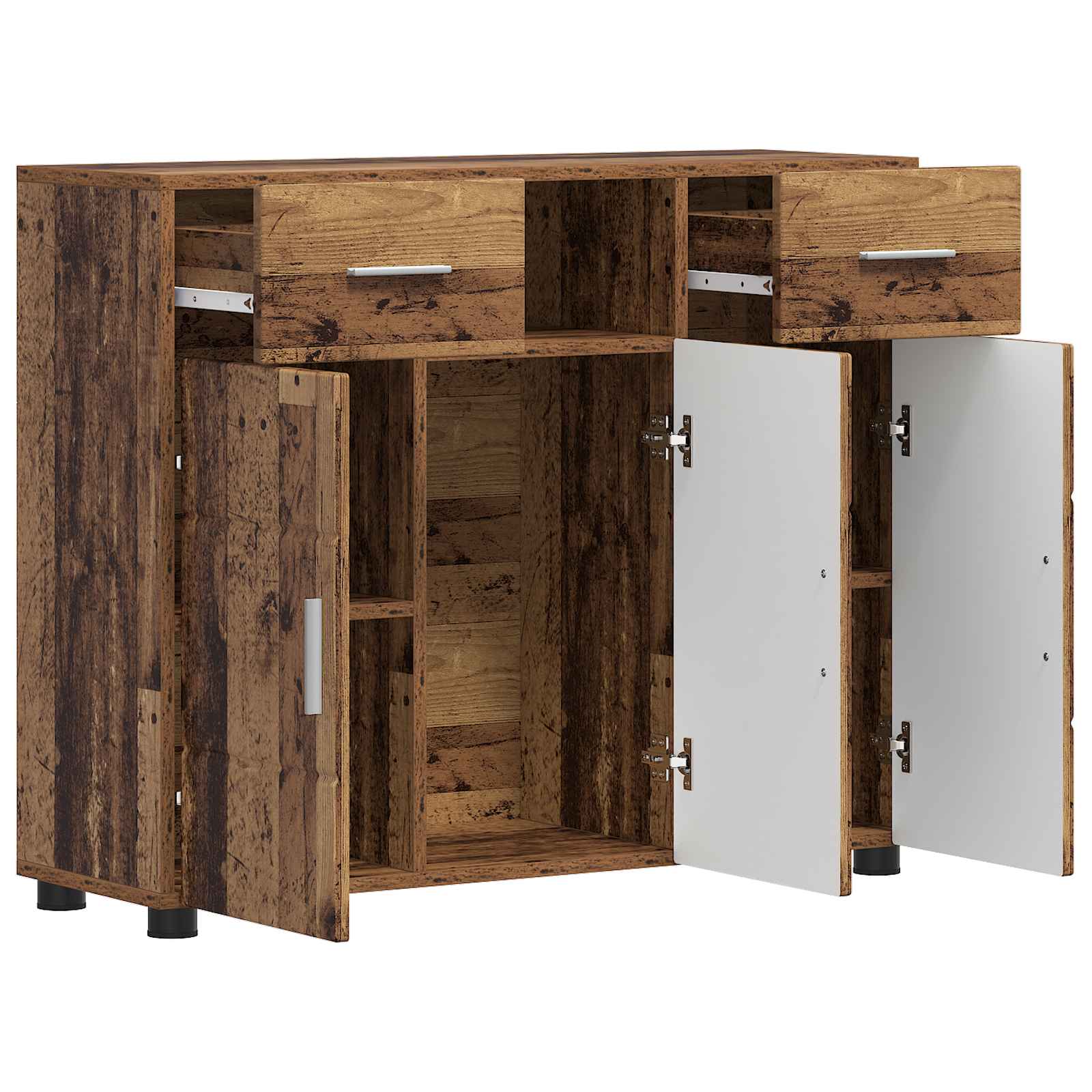 Cabinet en Bois avec tiroir Bois ancien 88,5 x 30,5 x 73 cm - XIOS