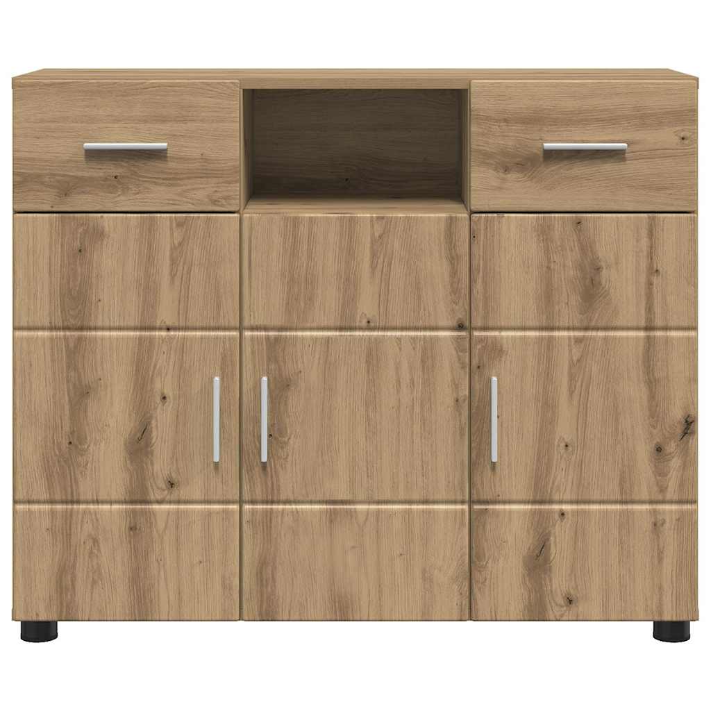 Buffet chêne artisanal 88.5 x 30.5 x 73 cm Bois d'ingénierie - XIOS