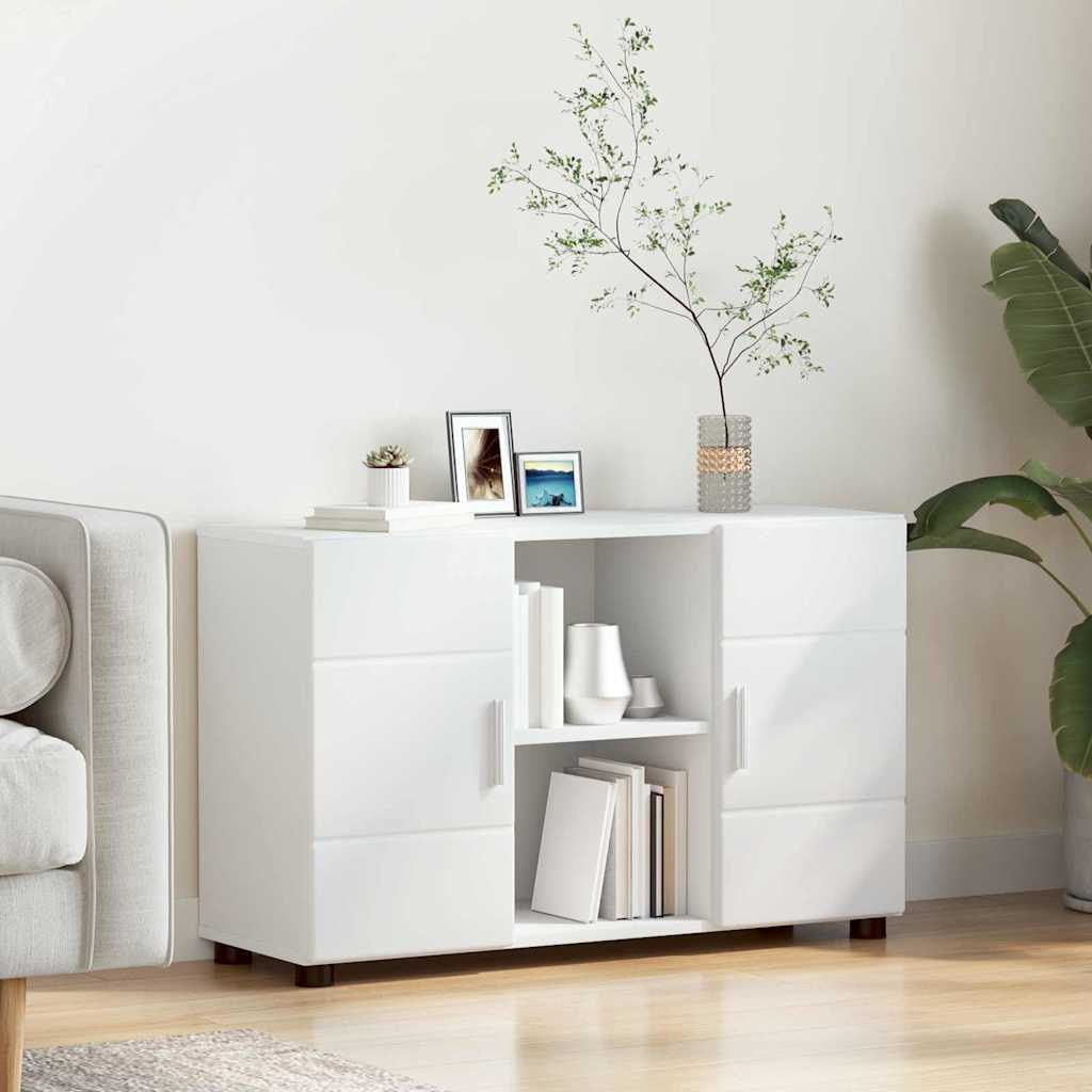Buffet FLORIN Blanc 88,5 x 30,5 x 55,5 cm Bois d'ingénierie - XIOS