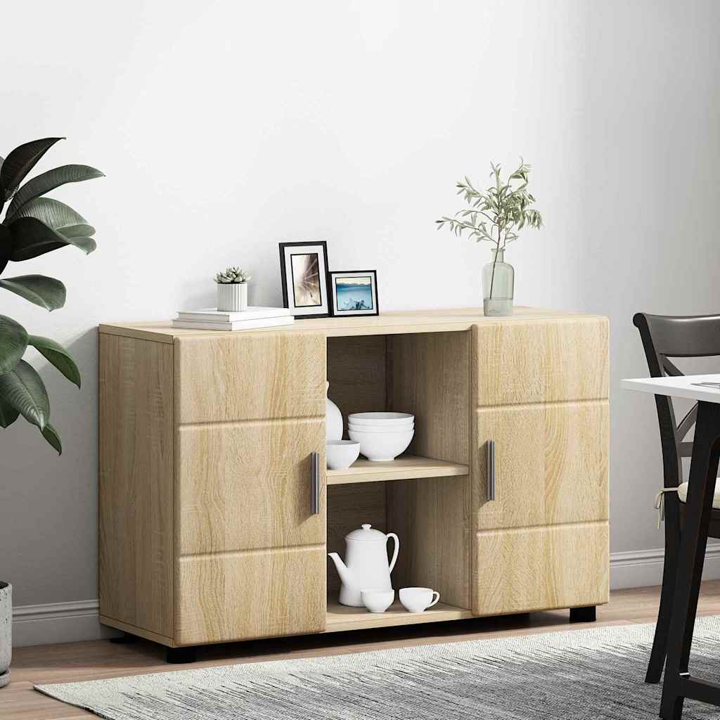 Buffet avec étagère FLORIN Chêne Sonoma 88,5 x 30,5 x 55,5 cm - XIOS