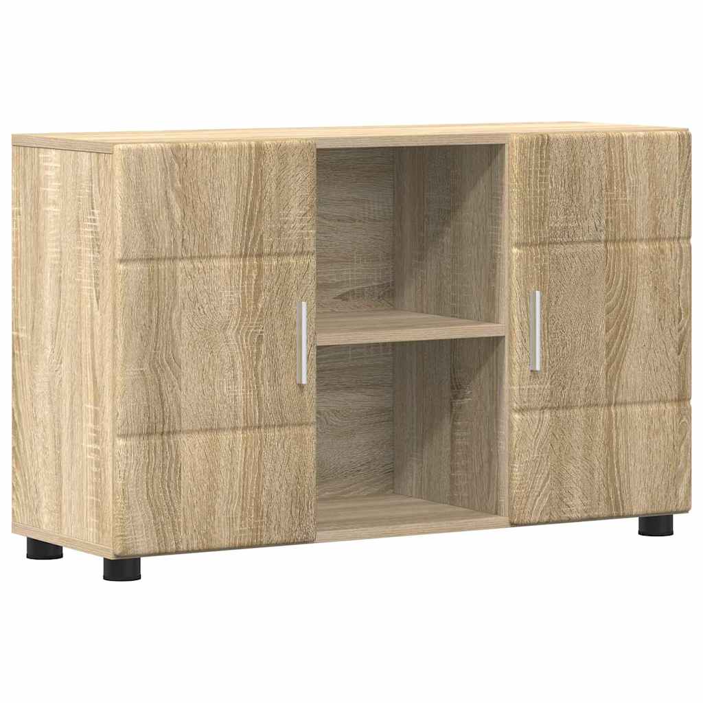 Buffet avec étagère FLORIN Chêne Sonoma 88,5 x 30,5 x 55,5 cm - XIOS